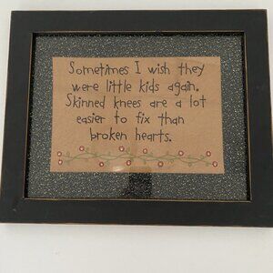 Country Primitive Framed Picture